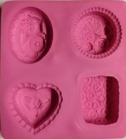 SİLİKON 4 LÜ DESENLİ KALIP 6 NO