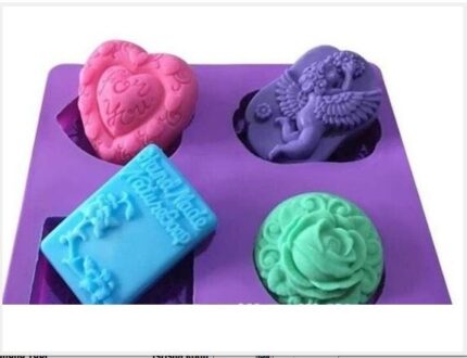 SİLİKON 4 LÜ DESENLİ KALIP 5 NO